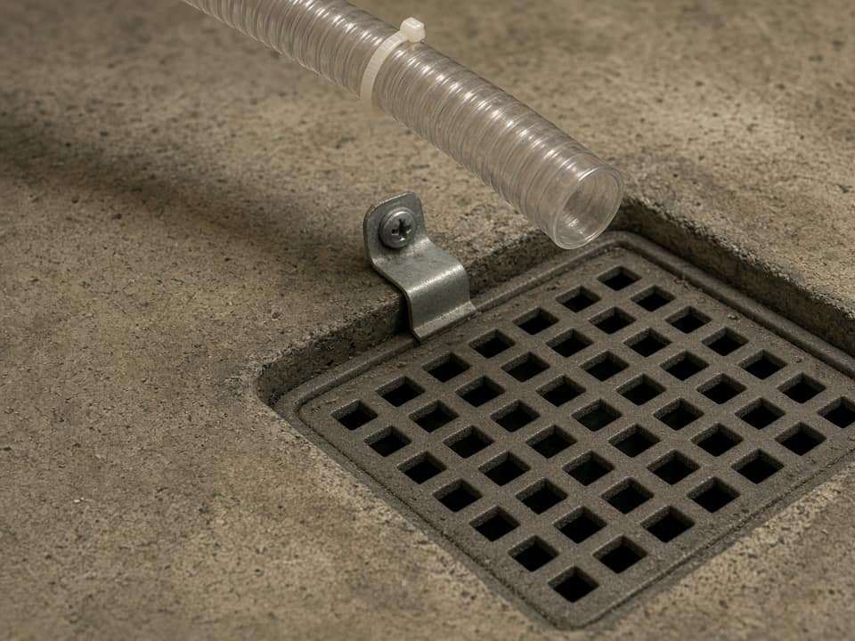 Softener drain with air gap, Central New Jersey