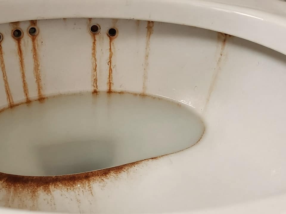 Iron staining, Central New Jersey